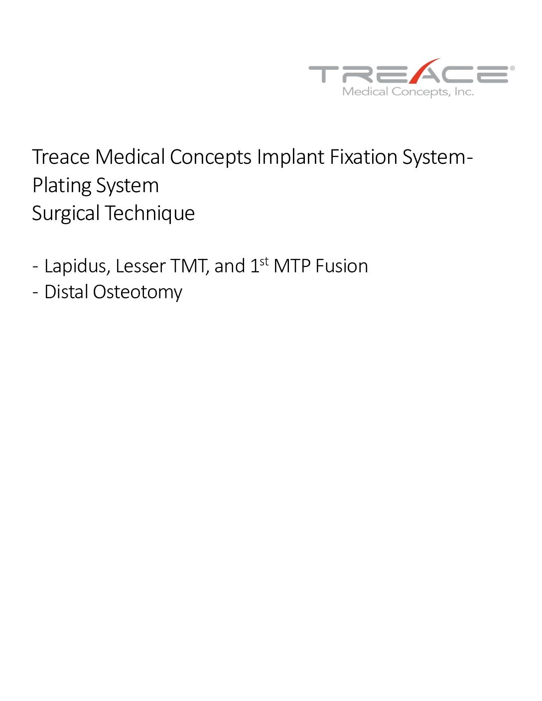 Surgical Technique Guide